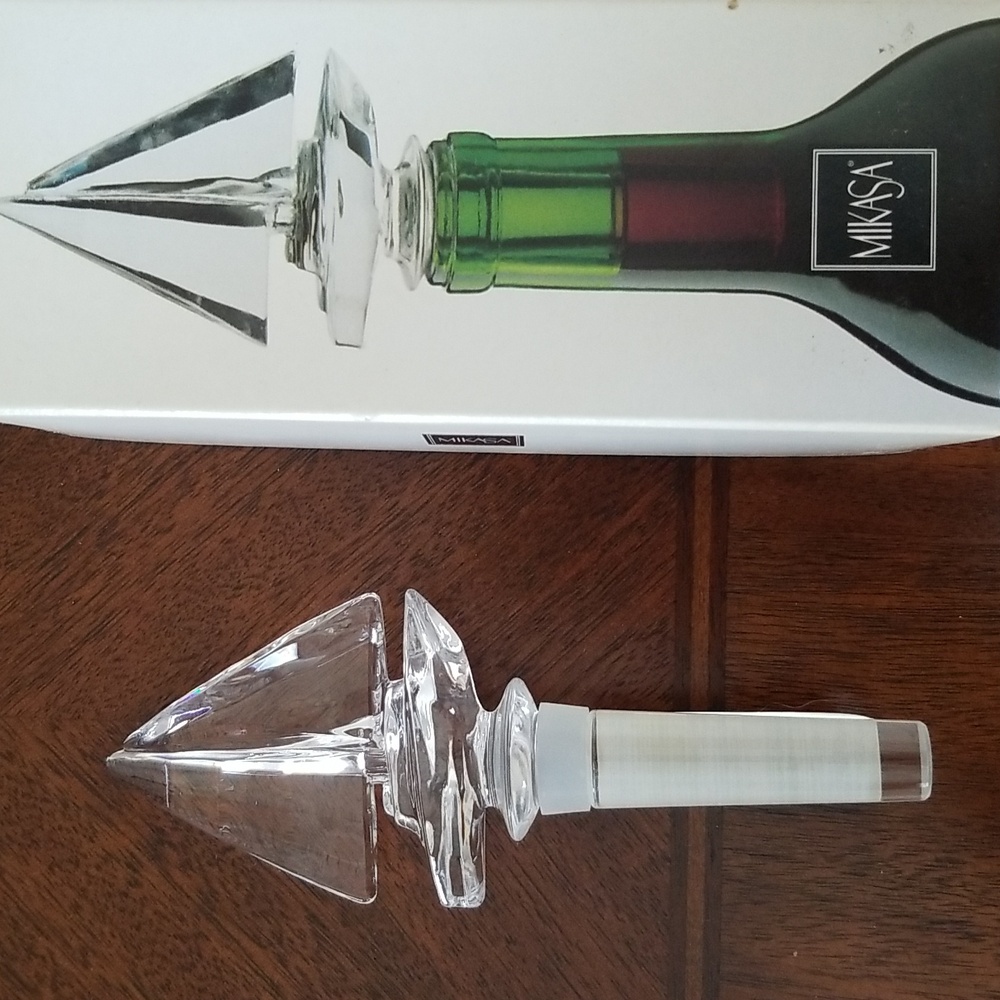 NIB Mikasa Regatta Austria Lead Crystal Bottle Stopper